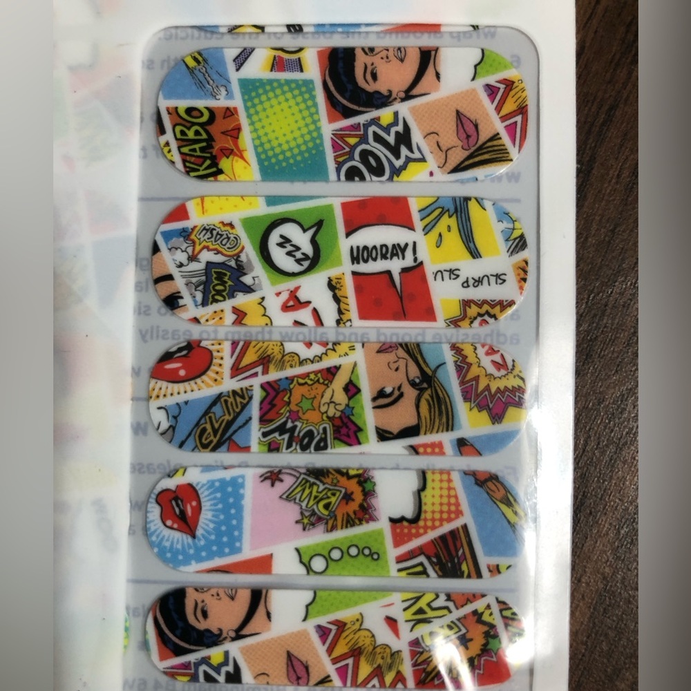 Comic strip Jamberry nail set